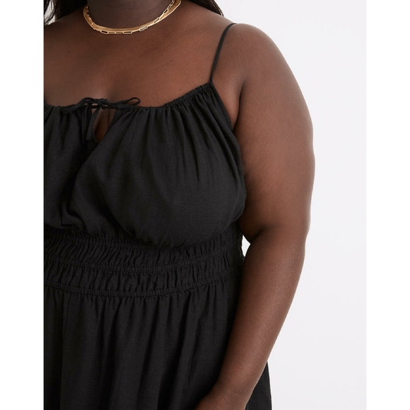 Madewell Linen Blend Sophia Cami Midi Dress - Picture 2 of 8